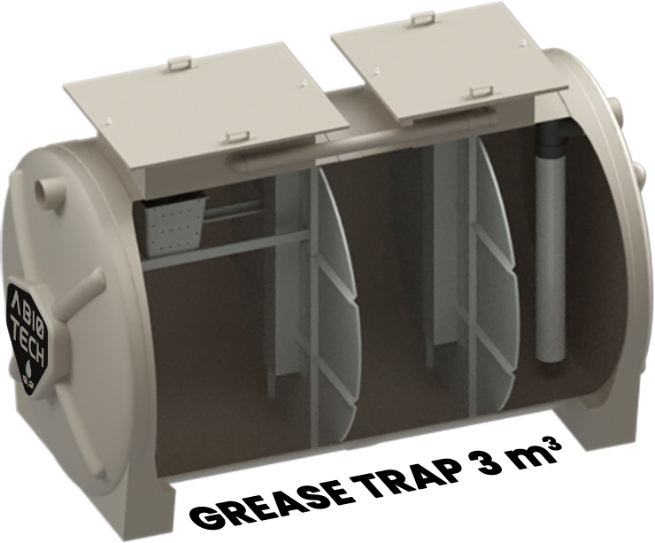 Grease trap 3m3 Aldebiotech