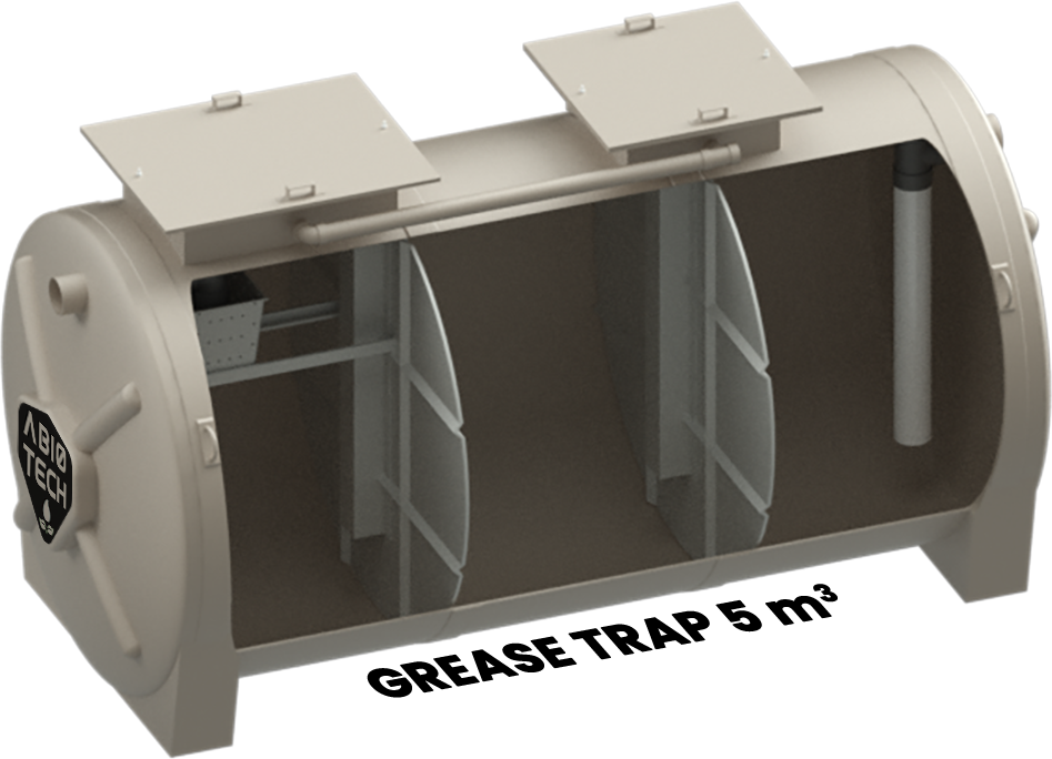 Grease trap 5m3 Aldebiotech