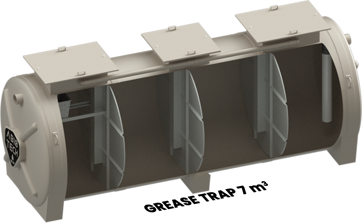 Grease trap 7m3 Aldebiotech